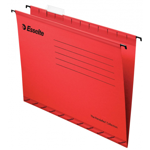 Esselte hangmappen voor laden Pendaflex Plus tussenafstand 330 mm, rood, doos van 25 stuks