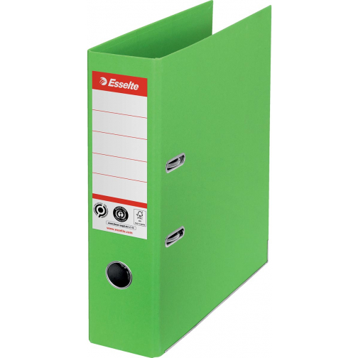 Esselte No.1 ordner, A4, rug 7,5 cm, groen