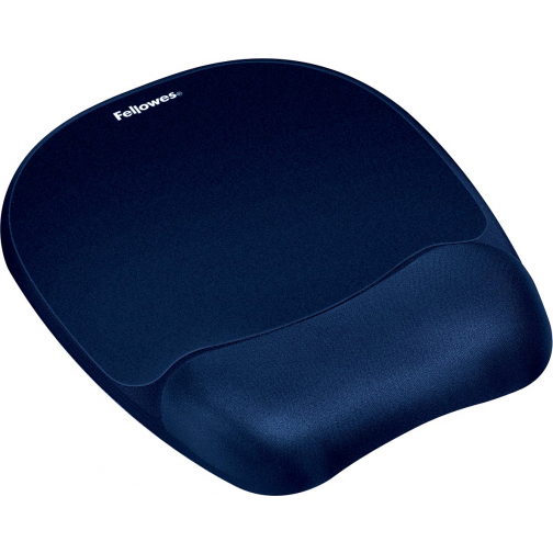 Fellowes muismat met polssteun Memory Foam saffier