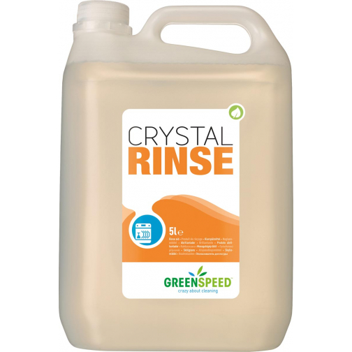 Greenspeed Crystal Rinse spoelglansmiddel, flacon van 5 l