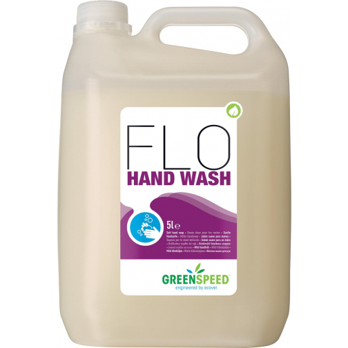 Greenspeed handzeep Flo, voor frequent gebruik, bloemenparfum, flacon van 5 liter