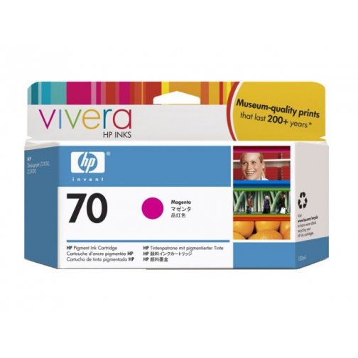 HP inkcartridge Nr.70 magenta 130ml