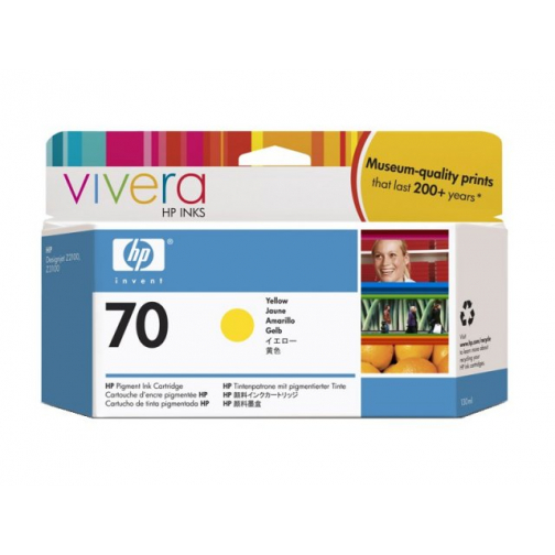 HP inkcartridge Nr.70 yellow 130ml