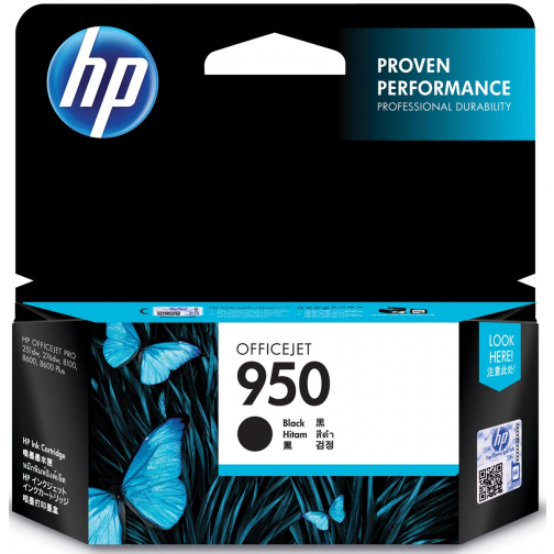 HP inktcartridge 950 zwart, 1000 pagina's - OEM: CN049AE