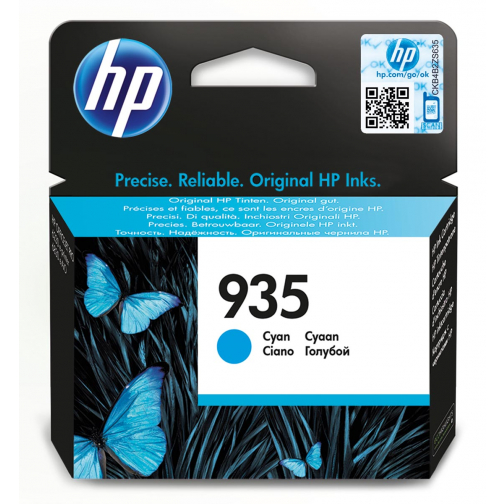 HP inktcartridge 935, 400 pagina's, OEM C2P20AE, cyaan