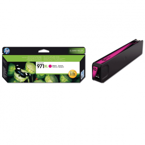 HP inktcartridge 971XL magenta, 6600 pagina's - OEM: CN627AE