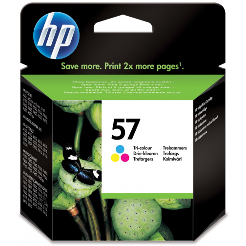 HP inktcartridge 57, 500 pagina's, OEM C6657AE, 3 kleuren