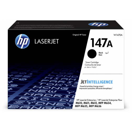 HP toner 147A, 10.500 pagina's, OEM W1470A, zwart