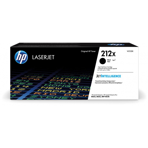 HP toner 212X, 13.000 pagina's, OEM W2120X, zwart