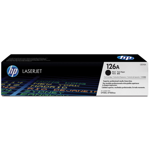 HP toner 126A, 1 200 pagina's, OEM CE310A, zwart