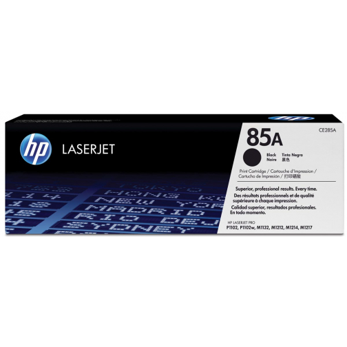 HP toner 85A, 1 600 pagina's, OEM CE285A, zwart