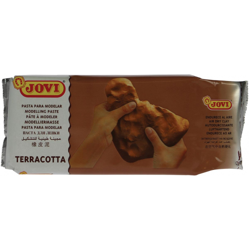 Jovi boetseerpasta terracotta, pak van 500 g