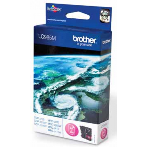 Brother inktcartridge, 260 pagina's, OEM LC-985M, magenta