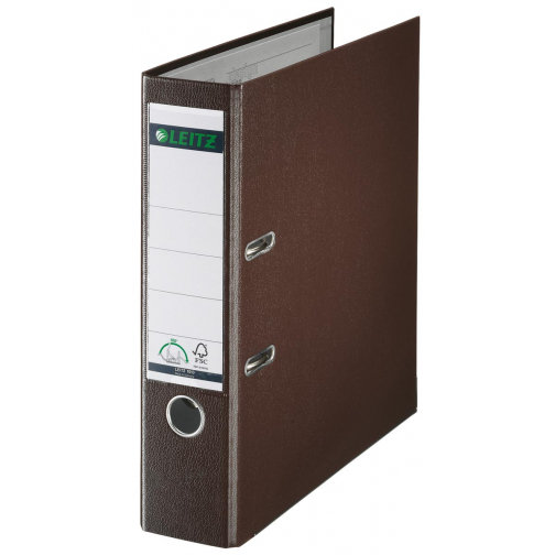 Leitz 180° ordner, A4, uit PP, rug van 8 cm, bruin