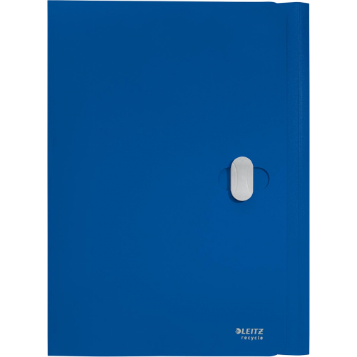 Leitz Recycle klepmap, uit PP, ft A4, blauw