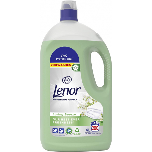 Lenor Professional wasverzachter spring breeze, fles van 4 l