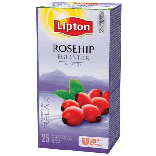 Lipton thee, rozebottel, pak van 25 zakjes