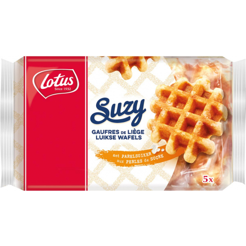 Lotus Suzy luikse wafel, 50 g, pak van 5 stuks