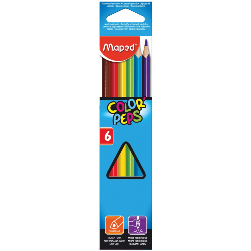 Maped kleurpotlood Color'Peps, 6 potloden