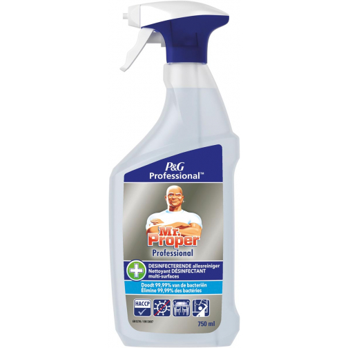 Mr. Proper desinfecterende allesreiniger, spray van 750 ml