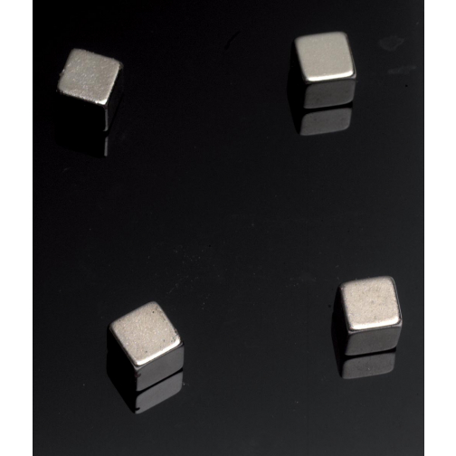 Naga magneet glasbord, ft 10 x 10 x 10 mm, pak van 4 stuks
