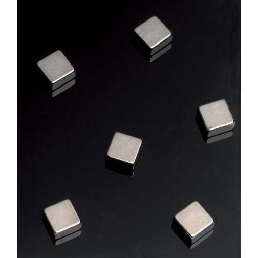 Naga Magneten glasbord, ft 10 x 10 x 5 mm, pak van 6 stuks