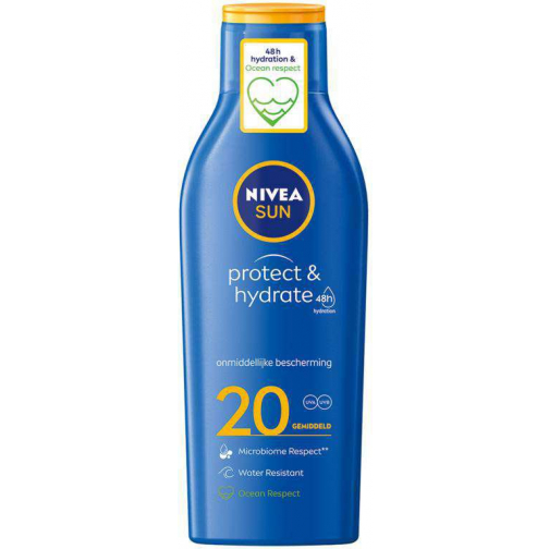 Nivea Sun zonnebrandcrème Protect & Hydrate SPF 20, fles van 200 ml