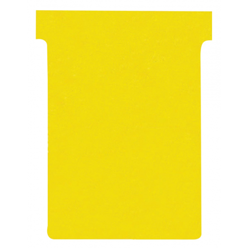 Nobo T-planbordkaarten index 3, ft 120 x 92 mm, geel