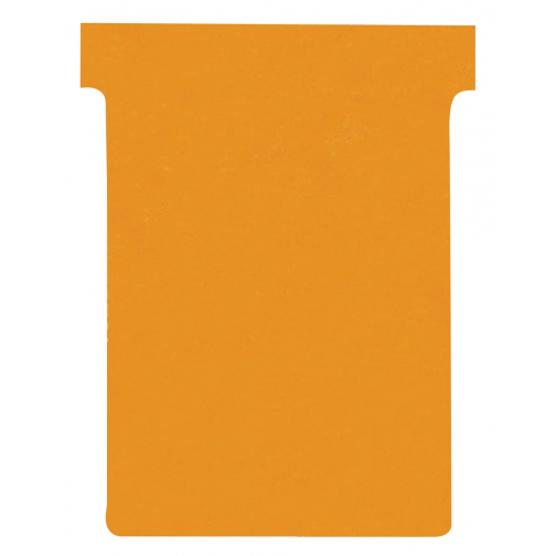 Nobo T-planbordkaarten index 3, ft 120 x 92 mm, oranje