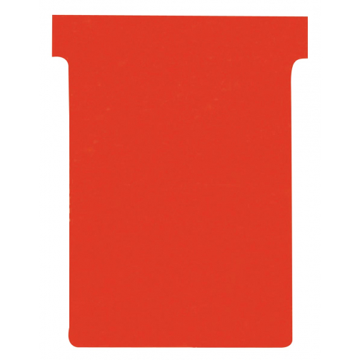 Nobo T-planbordkaarten index 3, ft 120 x 92 mm, rood