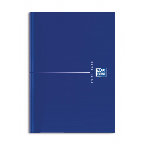 Oxford Office Essentials schrift, harde kaft, 192 bladzijden, gelijnd, ft A5, original blue