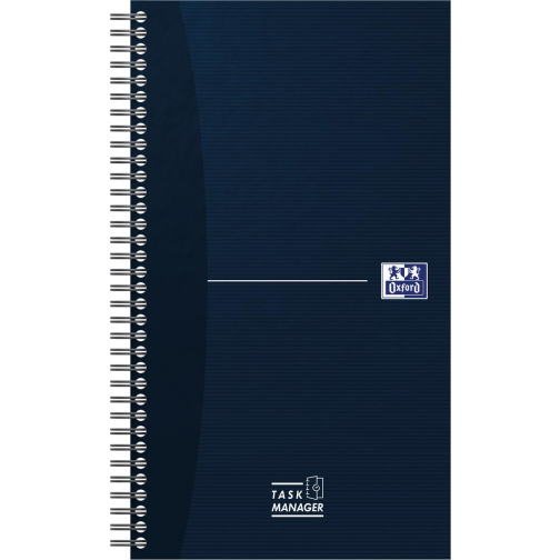 Oxford Office Essentials taskmanager, 230 pagina's, ft 14,1 x 24,6 cm, blauw