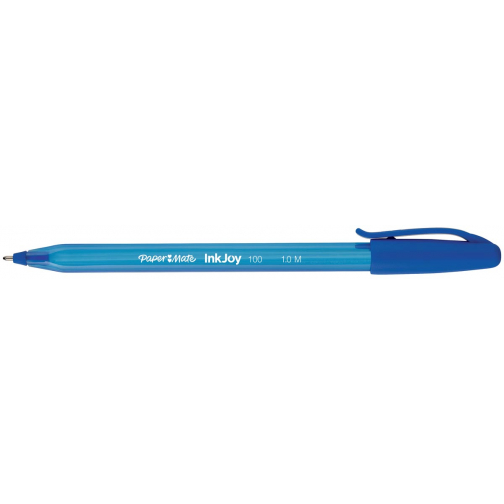 Paper Mate balpen InkJoy 100 met dop, blauw