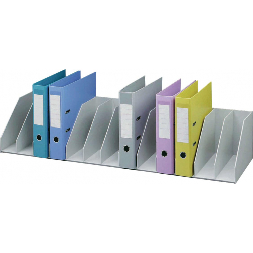 Paperflow sorteervak met vaste tussenschotten, 13 vakken, breedte 111,5 cm