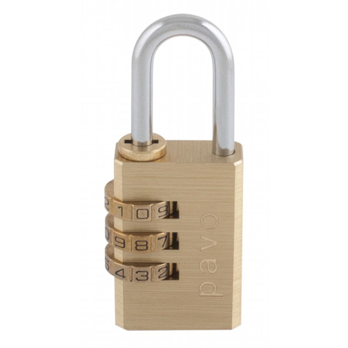 Pavo hangslot 28 mm, met cijferslot