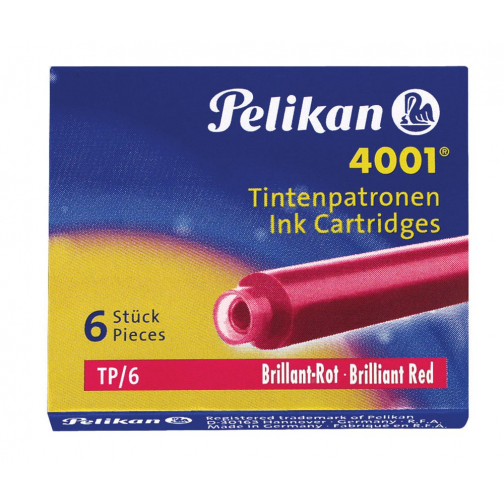 Pelikan inktpatronen 4001 rood