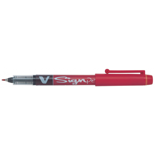 Pilot Fineliner V-Sign Pen rood