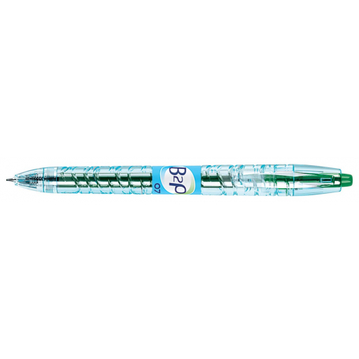 Pilot B2P gelroller, intrekbaar, medium punt, 0,4 mm, groen