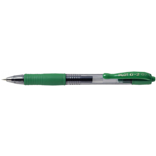 Pilot roller intrekbare Gelpen G-2 groen