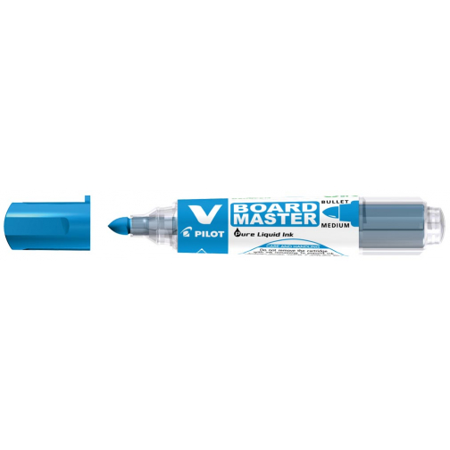 Pilot V-Board Master whiteboardmarker, ronde punt, 2,3 mm, blauw