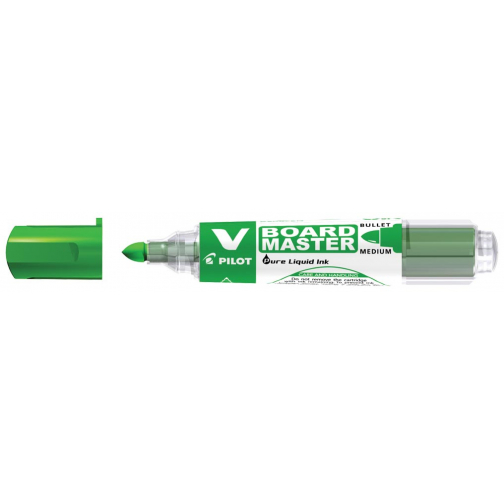 Pilot V-Board Master whiteboardmarker, ronde punt, 2,3 mm, groen