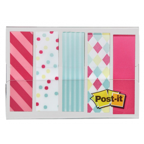 Post-it Index, Candy Collection, ft 11,9 mm x 43,2mm, 5 x 20 stuks