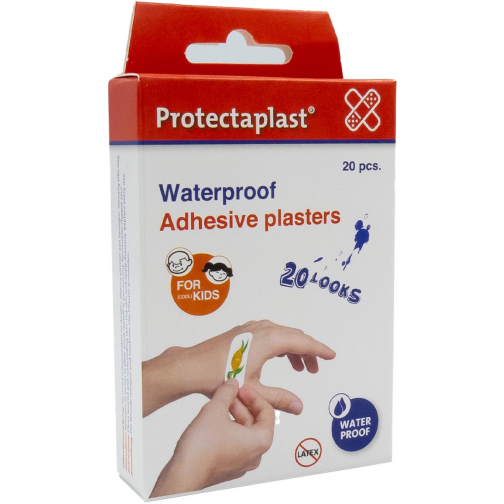 Protectaplast kinderpleister, assorti afmetingen, pak van 20 stuks