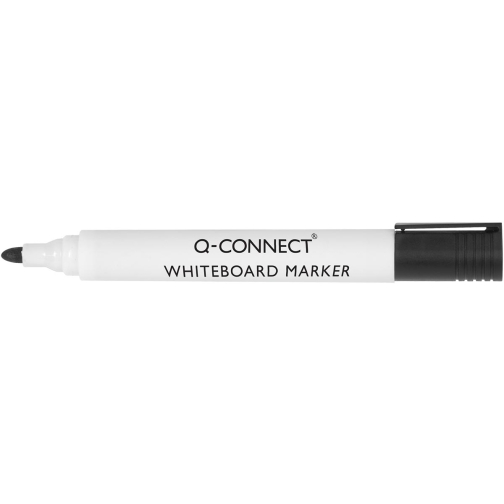 Q-CONNECT whiteboardmarker, 2-3 mm, ronde punt, zwart