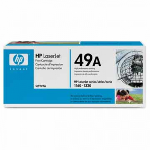 HP toner 49A, 2 500 pagina's, OEM Q5949A, zwart