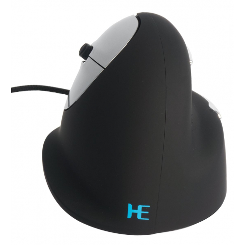 R-Go HE ergonomische muis, medium, met draad, voor linkshandigen