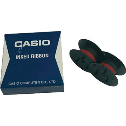 Casio inktlint RB-02, zwart/rood