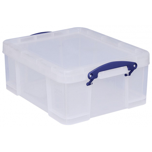 Really Useful Box opbergdoos 21 liter, transparant