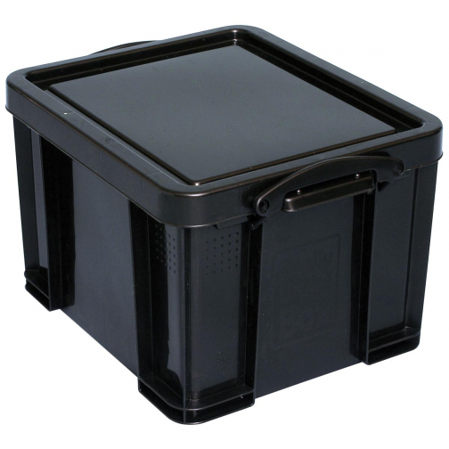 Really Useful Box opbergdoos 35 liter, gerecycleerd, zwart