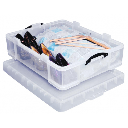 Really Useful Box opbergdoos 70 liter, transparant